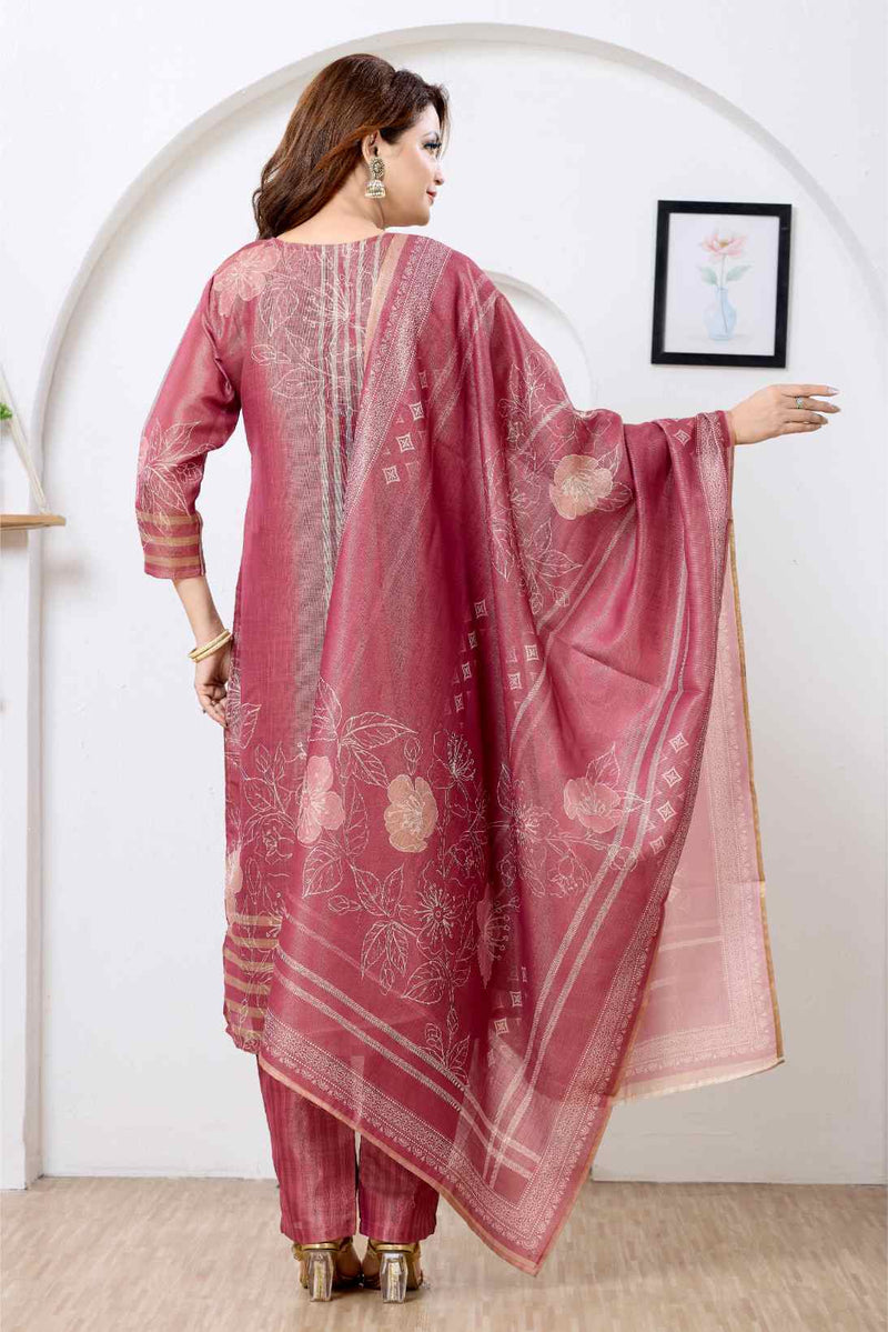 Royal Teal Floral Kurta