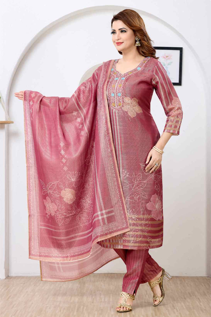 Royal Teal Floral Kurta