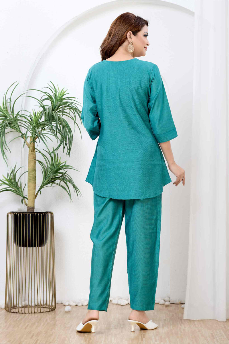 Zariya Teal Nova Fusion Set